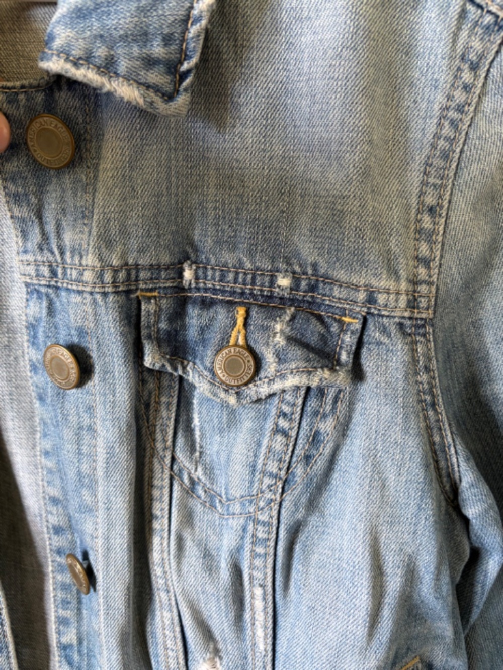 Light Wash Denim Jacket - Picture 3 of 5